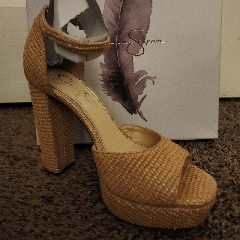Jessica Simpson Peep Toe - Like New